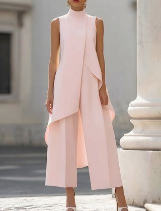 Annabella™ Elegant Drape Long Jumpsuit