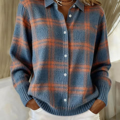 Salome™ Cloud-Soft Plaid Button-Up
