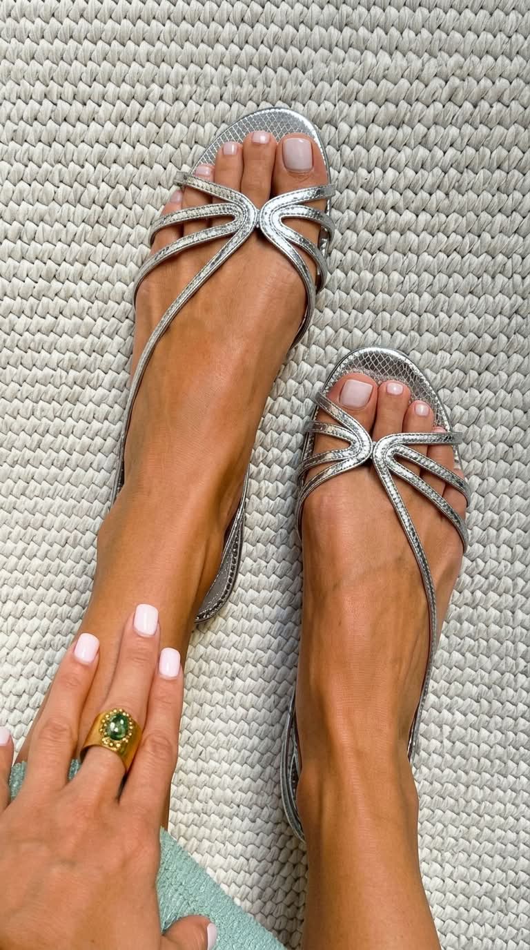 Monroe | Elegant Gold Vintage Sandals