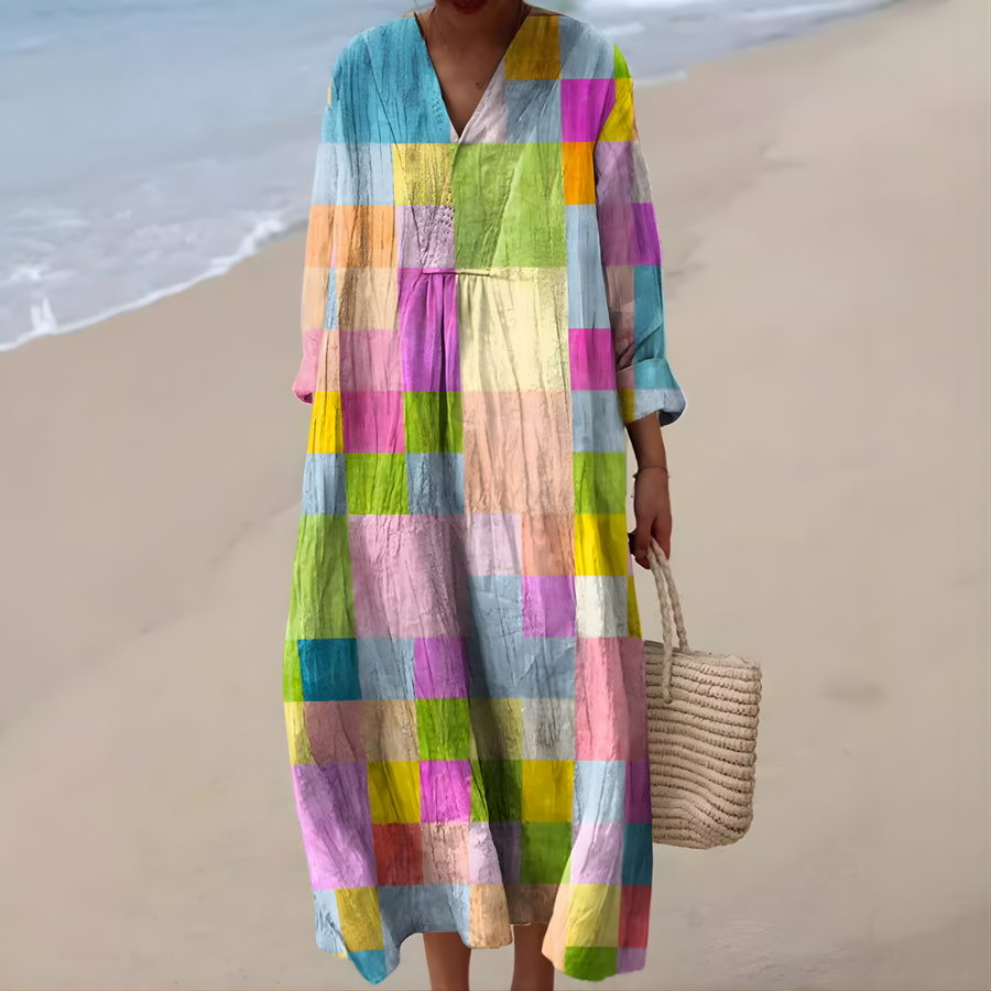 Mikayla™ | Colour-Block Summer Dress