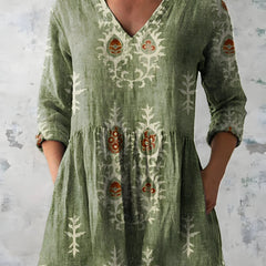 Willow| Long Blouse with V-Neck