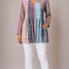 Margo | Long Blouse with V-Neck