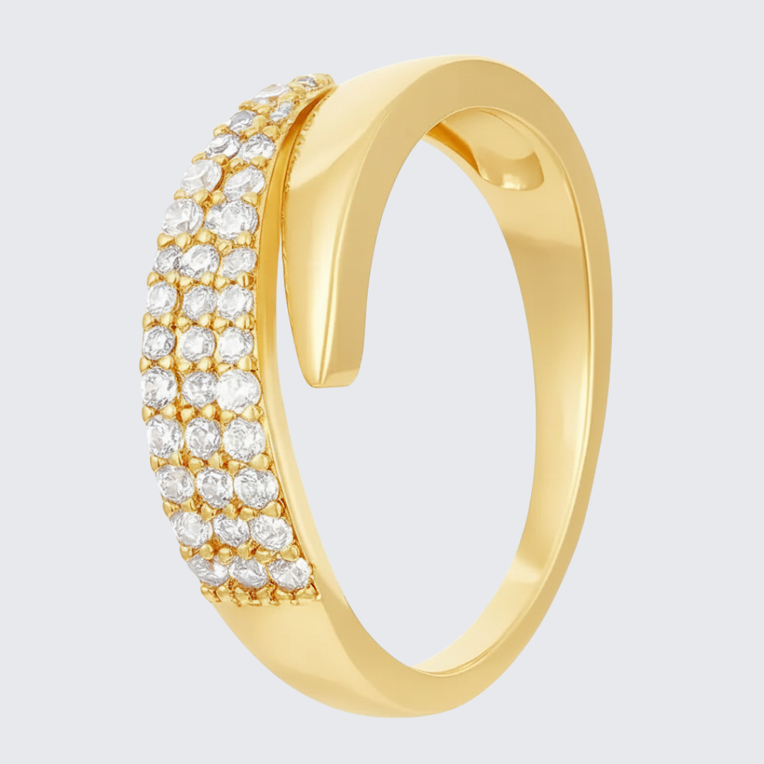 Elegant Gold Ring | Symbol of Strength, Hope & Solidarity