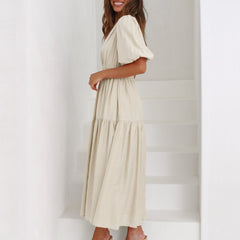 Aurielle™ V-Neck Flow Dress