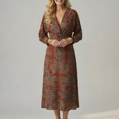 Alisson | Elegant Wrap Midi Dress