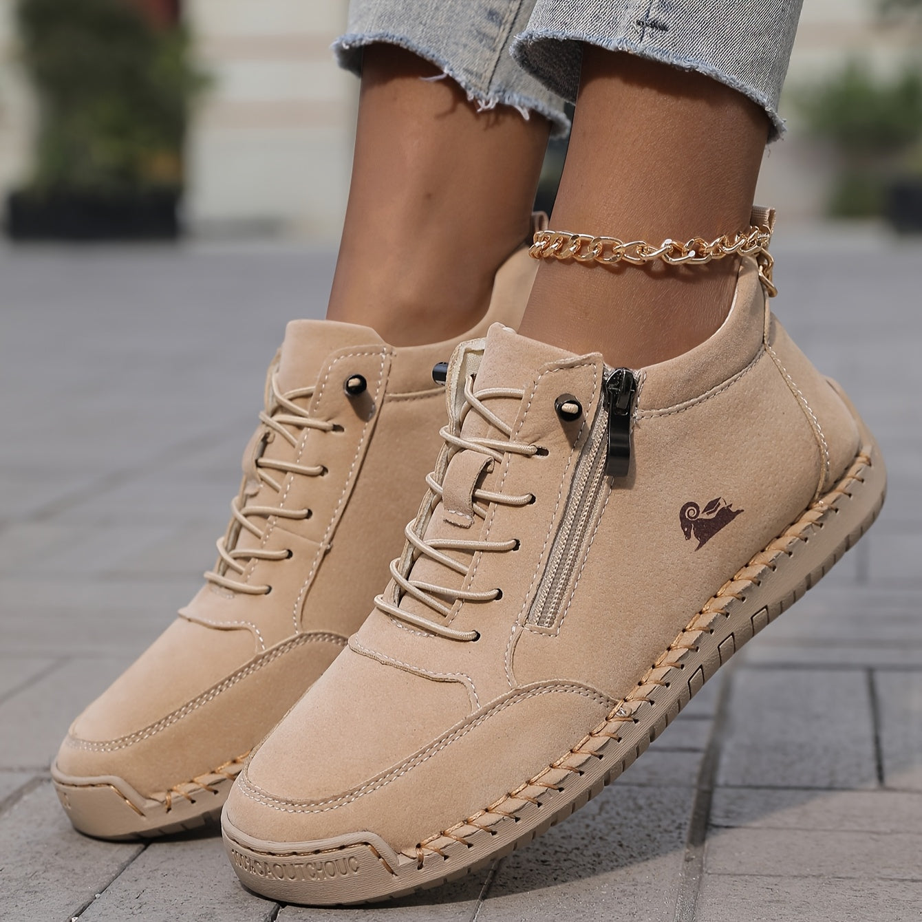 Madison™ | Orthopedic Zip Comfort Sneakers