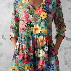 Angel | Long Blouse with V-Neck