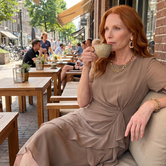 Blake™ Elegant Chiffon Draped Dress