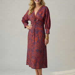 Alisson | Elegant Wrap Midi Dress