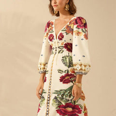 Lillian™ | Floral Holiday Dress