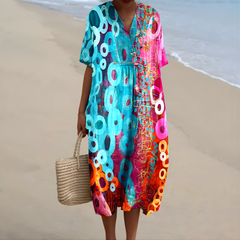 Addilyn™ | Vibrant Tie-Dye Summer Dress