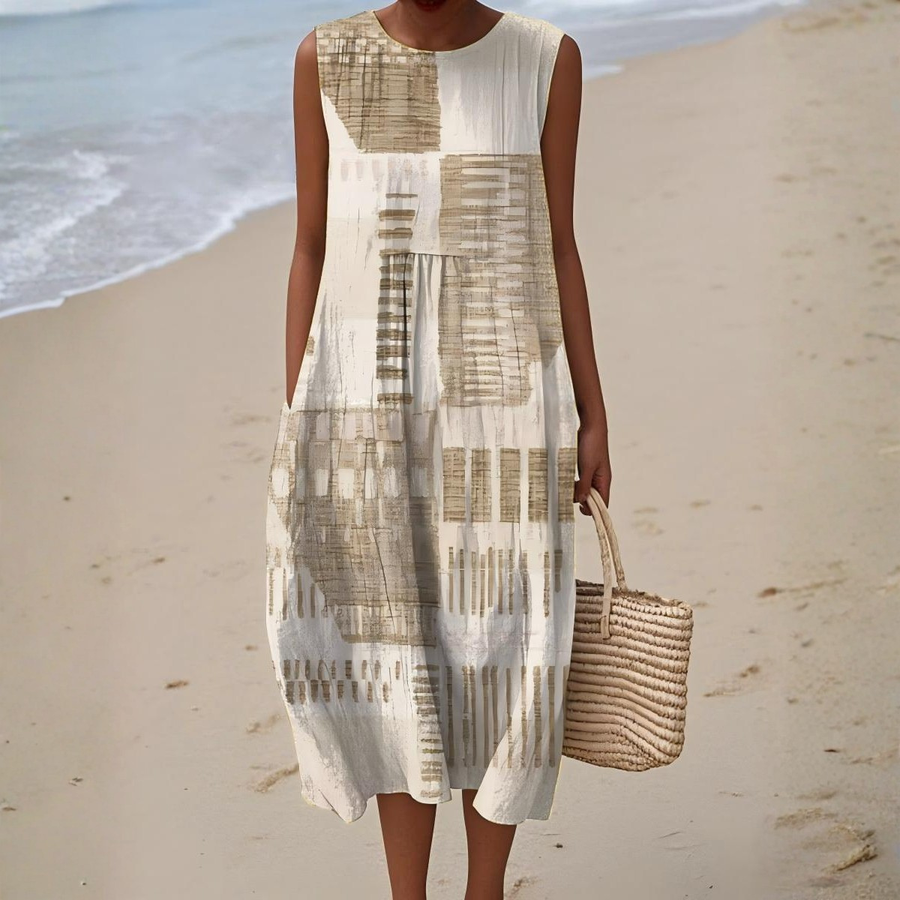 Helena™ Abstract Summer Dress