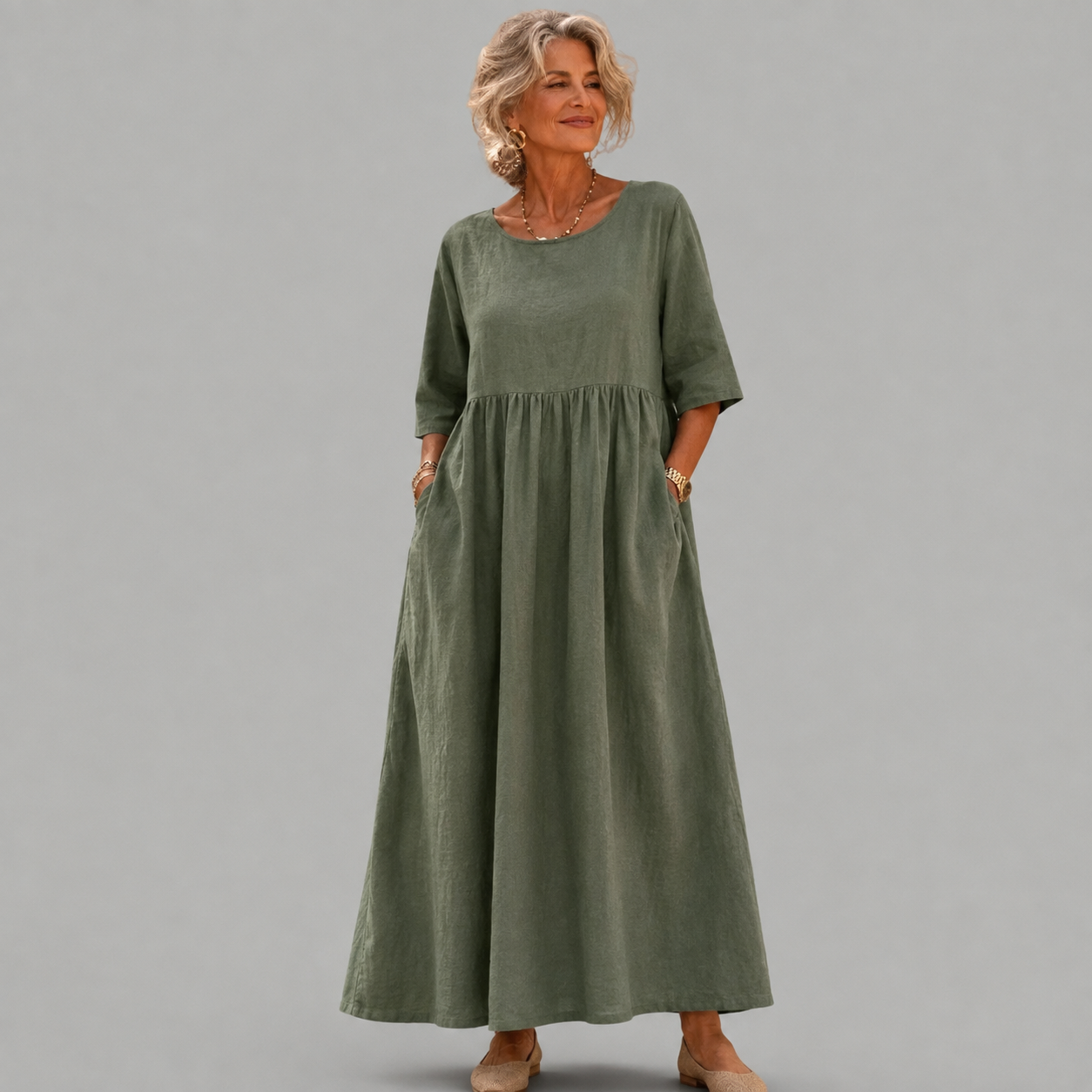 Mariella Flattering Everyday Dress