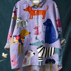 Tresha™ Playful Print Blouse
