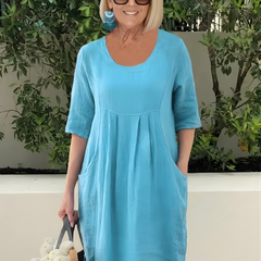 Elicia™  Relaxed Fit Dress With Pockets