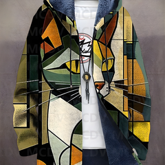 Asher™ - Luxurious Art-Inspired Zip-Up Hoodie