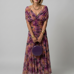 Faye | Off-Shoulder Flow Midi Dress