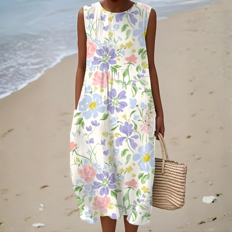Milena™ | Sleeveless Summer Dress