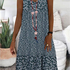 Niana™ Sleeveless Floral V-Neck Dress