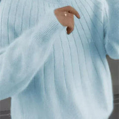 Caitlyn - Stylish Ribbed Knit Sweater