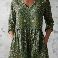 Cecelia | Long Blouse with V-Neck