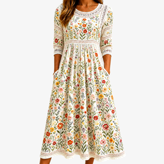 Wildflower Meadow Grace Midi Dress