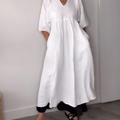 Daisy™ Elegance V-Neck Maxi Dress