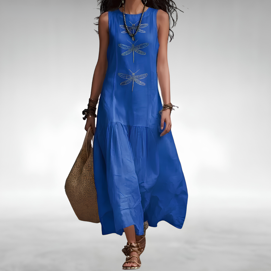 Vivienne™ Elegant Flowing Maxi Dress