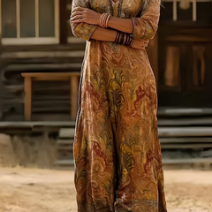 Valeria™ Bohemian Floral Maxi Dress