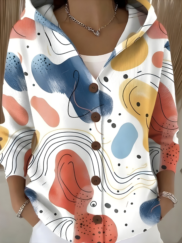 Gillian™ - Artistic Warm Long Cardigan