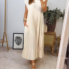 Callista™ Elegant Pleated Dress