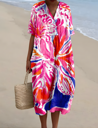 Addilyn™ | Vibrant Tie-Dye Summer Dress