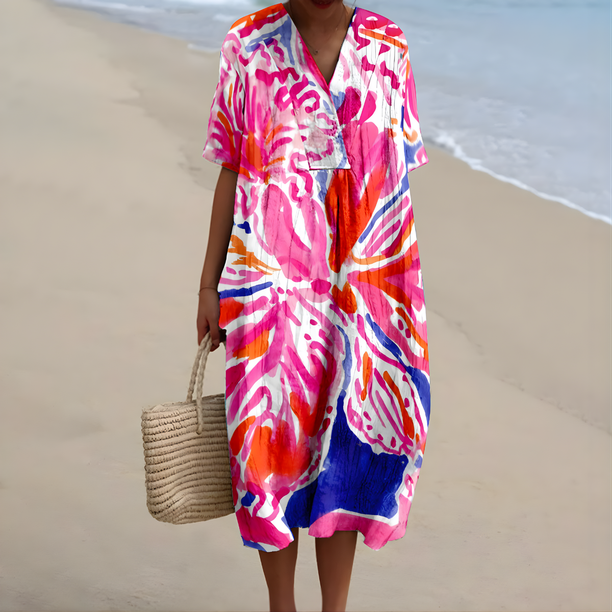Addilyn™ | Vibrant Tie-Dye Summer Dress