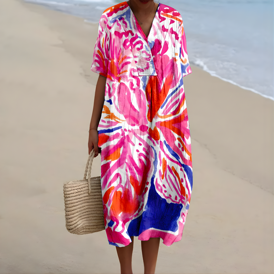 Addilyn™ | Vibrant Tie-Dye Summer Dress