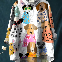 Tresha™ Playful Print Blouse