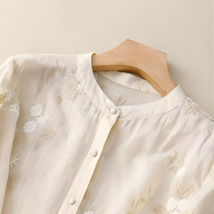 Clarice™ Embroidered Cotton Blouse