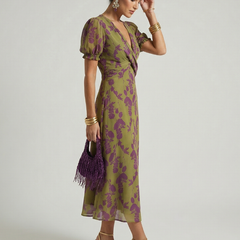 Hanna | Relaxed Floral Midi Dress