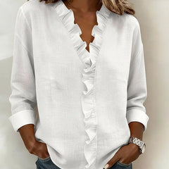 Lottie™ Ruffle V-Neck Blouse