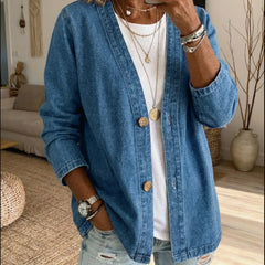 Corinne™ Denim Button Coat