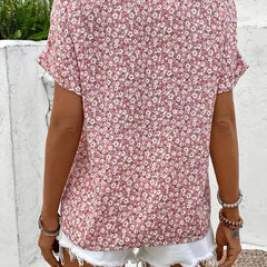 Amira™ - Floral Button-Up Blouse