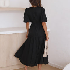 Aurielle™ V-Neck Flow Dress