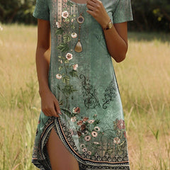 Reese™ Trendy Ethnic Printed Summer Dress