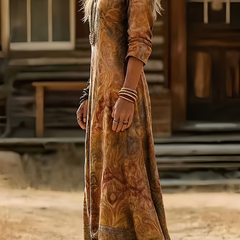 Valeria™ Bohemian Floral Maxi Dress