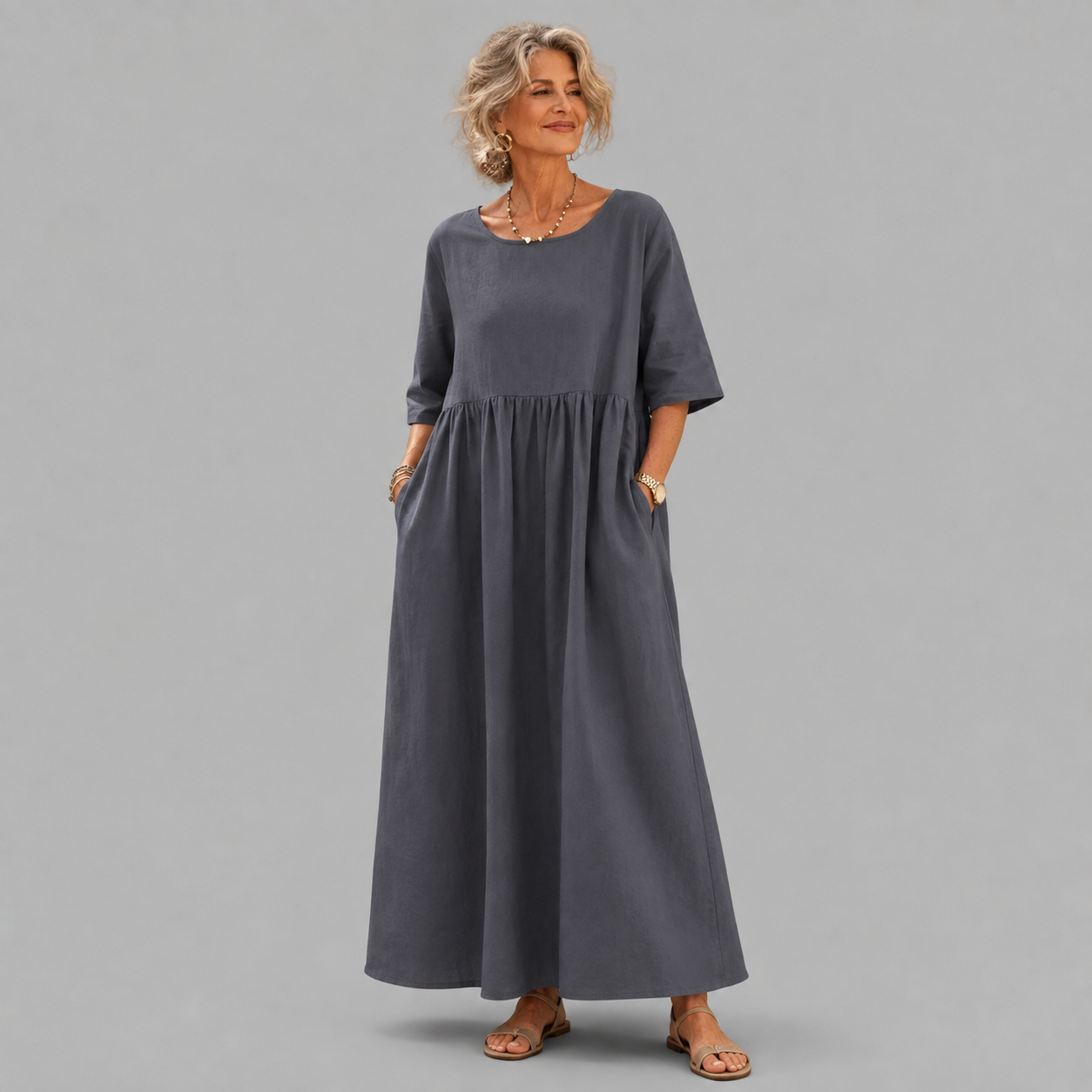 Mariella Flattering Everyday Dress