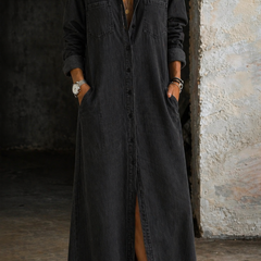 Rhea | Button Down Dress