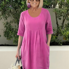Elicia™  Relaxed Fit Dress With Pockets