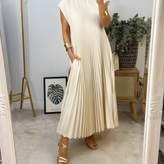 Callista™ Elegant Pleated Dress
