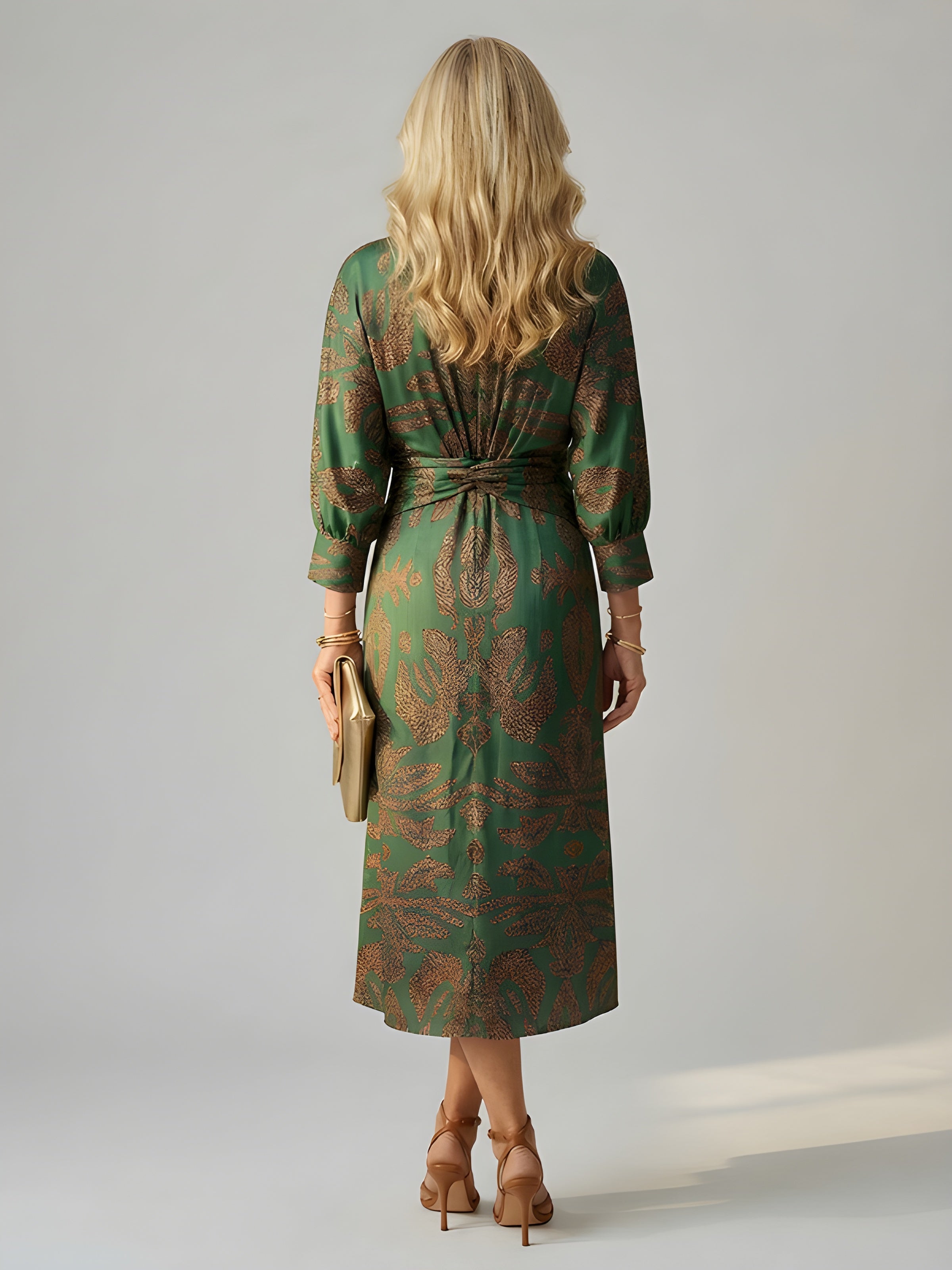 Alisson | Elegant Wrap Midi Dress