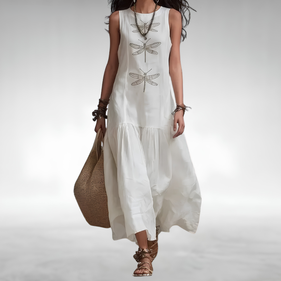 Vivienne™ Elegant Flowing Maxi Dress