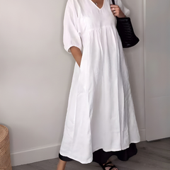 Daisy™ Elegance V-Neck Maxi Dress